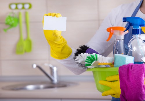 Professional hard floor cleaning service in an Ilford home hallway