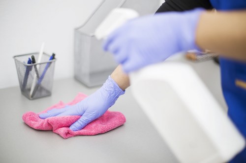 Professional oven cleaning service for a kitchen in Ilford