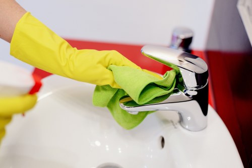 Professional carpet cleaning equipment used in a local Ilford business premises