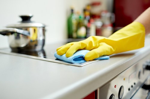 Local office cleaning team working in a commercial property in Ilford