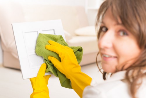 Thorough bathroom cleaning during move out cleaning in Ilford
